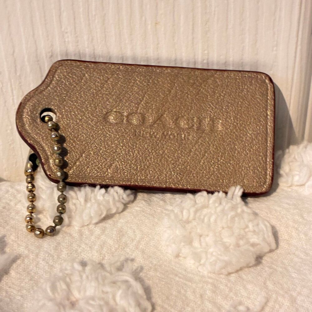 Coach Champagne Color Bag Charm
